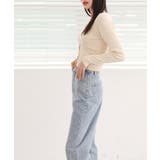 ベーシック リブ ダブル ボタンカーディガン | by muni:r | 詳細画像22 