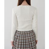 ベーシック リブ ダブル ボタンカーディガン | by muni:r | 詳細画像9 