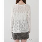 ウェーブ チュール 長袖 ニット | by muni:r | 詳細画像15