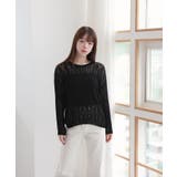 ウェーブ チュール 長袖 ニット | by muni:r | 詳細画像7