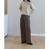 ゆらゆらフィット ロング ワイド ピンタック スラックス | by muni:r | 詳細画像10 