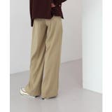 ゆらゆらフィット ロング ワイド ピンタック スラックス | by muni:r | 詳細画像15 