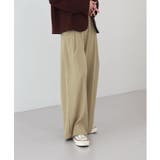 ゆらゆらフィット ロング ワイド ピンタック スラックス | by muni:r | 詳細画像16 