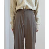 ゆらゆらフィット ロング ワイド ピンタック スラックス | by muni:r | 詳細画像21 