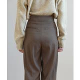 ゆらゆらフィット ロング ワイド ピンタック スラックス | by muni:r | 詳細画像22 