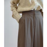 ゆらゆらフィット ロング ワイド ピンタック スラックス | by muni:r | 詳細画像23 