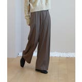 ゆらゆらフィット ロング ワイド ピンタック スラックス | by muni:r | 詳細画像40 