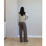 ゆらゆらフィット ロング ワイド ピンタック スラックス | by muni:r | 詳細画像43 