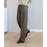 ゆらゆらフィット ロング ワイド ピンタック スラックス | by muni:r | 詳細画像7 