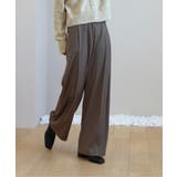 ゆらゆらフィット ロング ワイド ピンタック スラックス | by muni:r | 詳細画像9 