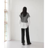 オーバーフィット ニット ボタン ベスト | by muni:r | 詳細画像10 