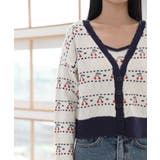 チェリー刺繍 ニット カーディガンセット | by muni:r | 詳細画像9 