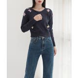 フラワー パターン ラブリー ニット | by muni:r | 詳細画像14 