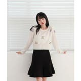 フラワー パターン ラブリー ニット | by muni:r | 詳細画像5 