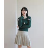 フラワー パターン ラブリー ニット | by muni:r | 詳細画像7 