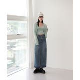 グラデーション 捺染 カーディガン ノースリーブSET | by muni:r | 詳細画像12 