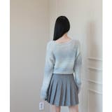 グラデーション 捺染 カーディガン ノースリーブSET | by muni:r | 詳細画像2 