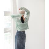 グラデーション 捺染 カーディガン ノースリーブSET | by muni:r | 詳細画像8 