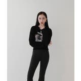 かわいい 猫 プリント スウェットTシャツ | by muni:r | 詳細画像7 