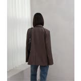 ボーイフィットオーバーフィット スリーボタンジャケット | by muni:r | 詳細画像11 