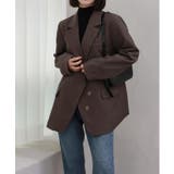 ボーイフィットオーバーフィット スリーボタンジャケット | by muni:r | 詳細画像12 