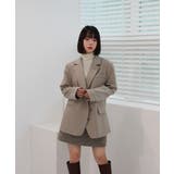 ボーイフィットオーバーフィット スリーボタンジャケット | by muni:r | 詳細画像18 