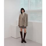 ボーイフィットオーバーフィット スリーボタンジャケット | by muni:r | 詳細画像23 