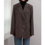 ボーイフィットオーバーフィット スリーボタンジャケット | by muni:r | 詳細画像25 