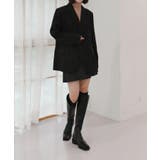 ボーイフィットオーバーフィット スリーボタンジャケット | by muni:r | 詳細画像5 