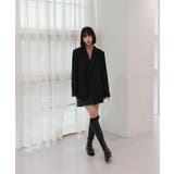 ボーイフィットオーバーフィット スリーボタンジャケット | by muni:r | 詳細画像6 