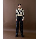 ハイウエストレザーライクストレートパンツ | by muni:r | 詳細画像2 