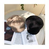 ベージュ | ソフトなタッチ感ハンティングキャップ | by muni:r