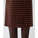 バックボタンポイントチェックミニスカート | by muni:r | 詳細画像19 