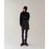 バックボタンポイントチェックミニスカート | by muni:r | 詳細画像20 