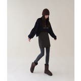 バックボタンポイントチェックミニスカート | by muni:r | 詳細画像6 