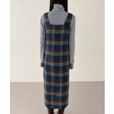 チェック柄スクエアネックビスチェワンピース | by muni:r | 詳細画像18