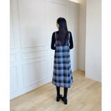 チェック柄スクエアネックビスチェワンピース | by muni:r | 詳細画像4