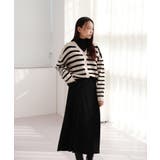 ウール混紡デイリーボーダーカーディガン | by muni:r | 詳細画像15