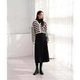 ウール混紡デイリーボーダーカーディガン | by muni:r | 詳細画像18