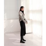 ウール混紡デイリーボーダーカーディガン | by muni:r | 詳細画像21