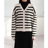 ウール混紡デイリーボーダーカーディガン | by muni:r | 詳細画像22