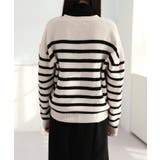 ウール混紡デイリーボーダーカーディガン | by muni:r | 詳細画像23