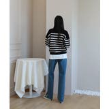 ウール混紡デイリーボーダーカーディガン | by muni:r | 詳細画像6