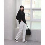 ルーズフィットワッフルラウンドネックニット | by muni:r | 詳細画像14