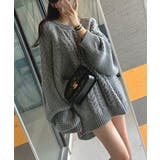 ルーズフィットワッフルラウンドネックニット | by muni:r | 詳細画像17