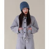 グレー | キュートボアカラージャケット | by muni:r