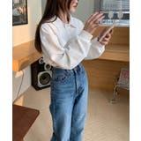 ユニークレイヤード長袖キャミソールSET | by muni:r | 詳細画像15