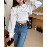 ユニークレイヤード長袖キャミソールSET | by muni:r | 詳細画像16