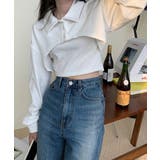 ユニークレイヤード長袖キャミソールSET | by muni:r | 詳細画像22