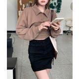 ユニークレイヤード長袖キャミソールSET | by muni:r | 詳細画像25